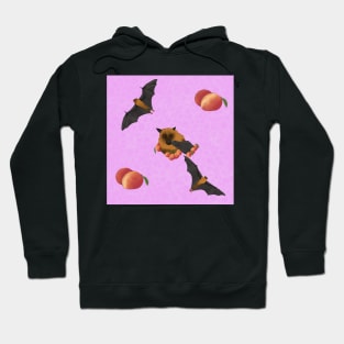 Fruit Bats and Mangoes Purple Hoodie